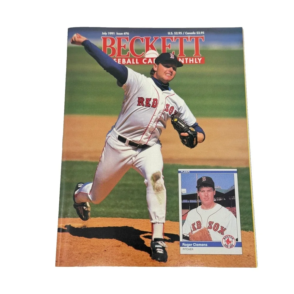Roger Clemens Kirby Puckett Beckett Baseball Card Monthly Lot 5 1989 1992